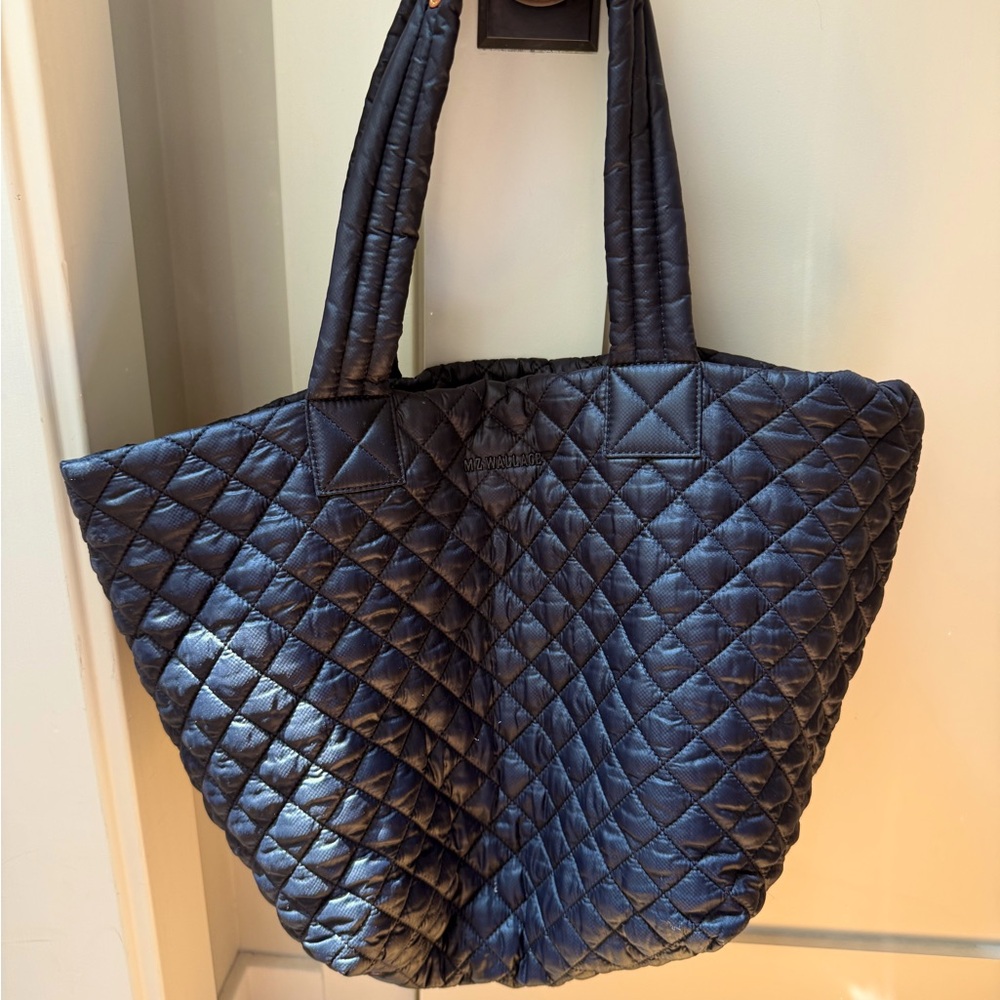 MZ Wallace Quilted Black Metro Tote Bag